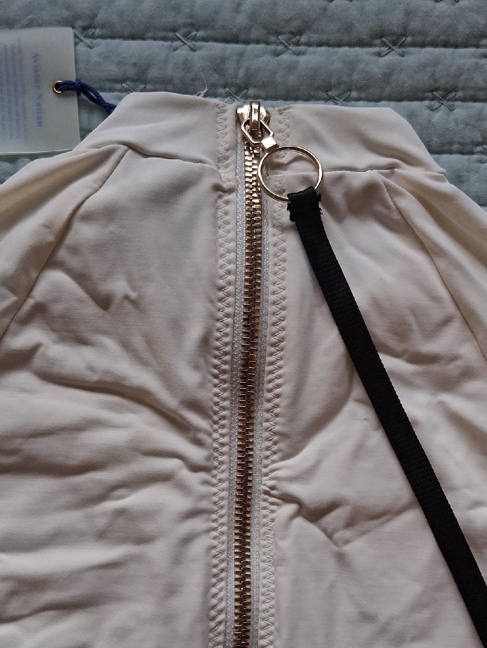 Aviator Nation Cream And Black Surf Suit - Picture 8 of 12